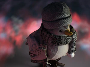 Pulcino di Natale Modello 3D