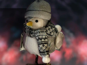 Pulcino di Natale Modello 3D