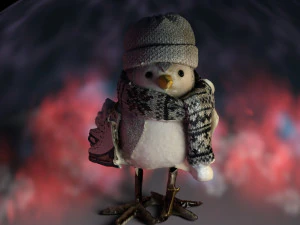 Pulcino di Natale Modello 3D