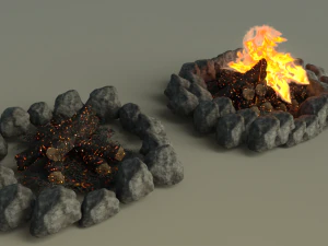 Camping time 3D Model