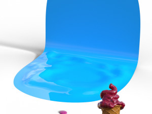 Gelatoo icecream pack 3Dモデル