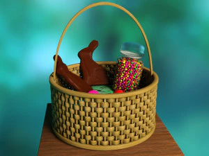 Happy Easter 3D Model