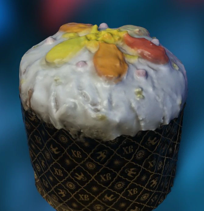 Easter bread sweet celebration 3D Model .c4d .max .obj .3ds .fbx .stl .blend 