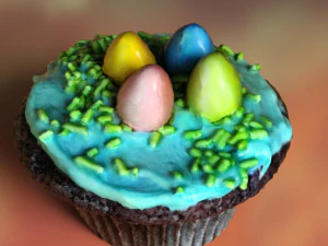 Cupcake pasquale Modello 3D