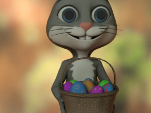 Coelhinho da Páscoa Modelo 3D