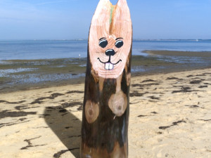 Wood easter bunny 3D मॉडल