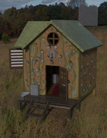 Witch House Modelo 3D .c4d .max .obj .3ds .fbx .stl .blend 