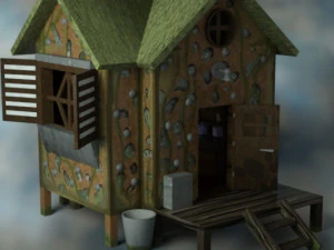 Heksenhuis 3D Model
