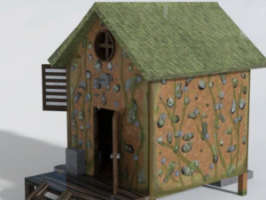 Heksenhuis 3D Model
