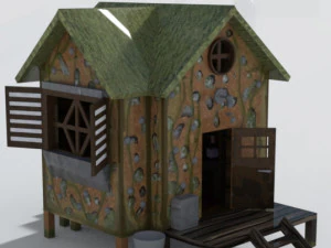 Heksenhuis 3D Model
