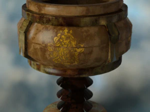 Old goblet 3D Model
