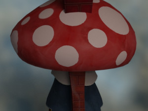Mushroom house 3D Model