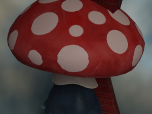 Mushroom house 3D Model