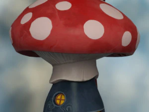 Mushroom house 3D Model