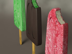 Stick ice cream 3D 모델