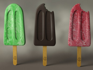 Stick ice cream 3D 모델