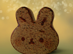 Bunny bread 3D 모델