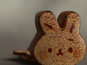 Bunny bread 3D 모델