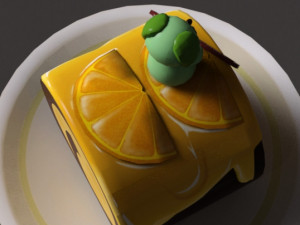 Cake roll 3D 模型