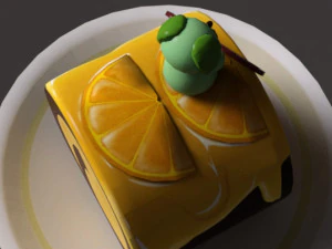 Cake roll 3D Model