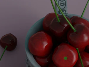 Kiraz Doğası 3D Model