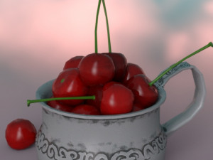 Cherry Nature 3D Model