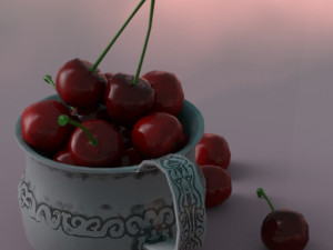 Cherry Nature 3D Model