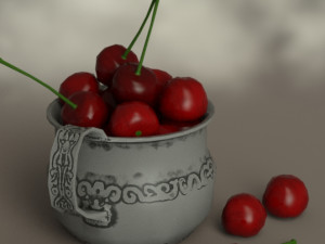 Cherry Nature 3D Model