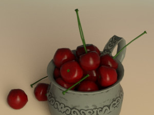 Cherry Nature 3D Model