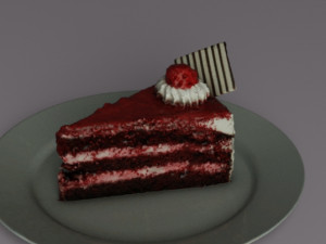 Red velvet Modèle 3D