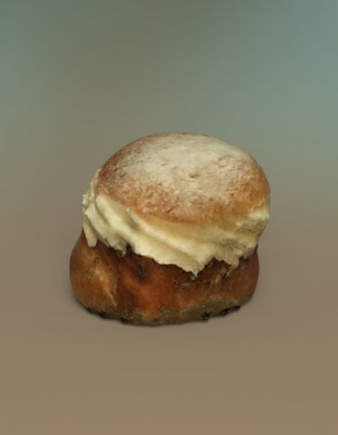 Semla 3D Model .c4d .max .obj .3ds .fbx .stl .blend 