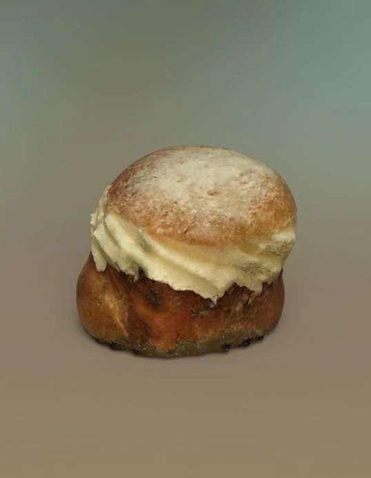 Semla 3D Model .c4d .max .obj .3ds .fbx .stl .blend
