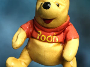 Desenho do urso Pooh Modelo 3D