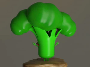 Vegetables Broccoli 3D Model