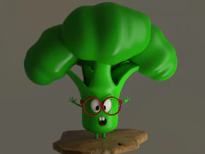 Vegetables Broccoli 3D Model