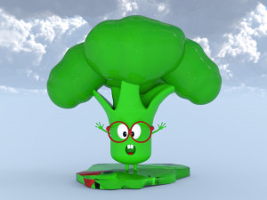 Vegetables Broccoli Modello 3D