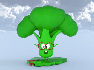 Vegetables Broccoli 3D Model