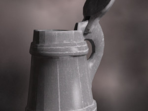 Wooden tankard 3Dモデル