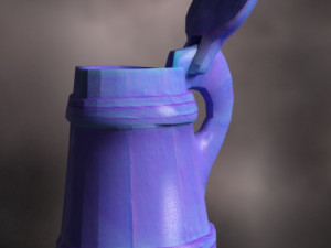 Wooden tankard 3Dモデル