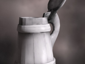 Wooden tankard 3Dモデル