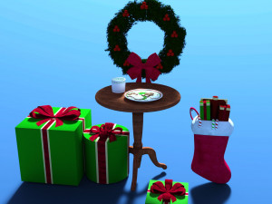 Decoration Christmas pack Model 3D