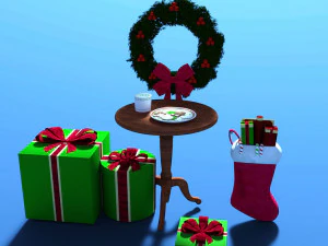 Decoration Christmas pack 3D Model