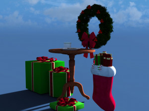 Decoration Christmas pack Model 3D