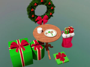 Decoration Christmas pack 3D Model