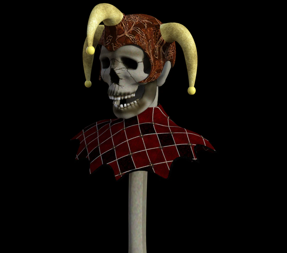 Skullstick 3D Model .c4d .max .obj .3ds .fbx .stl .blend 