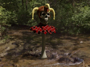 Skullstick 3D Model