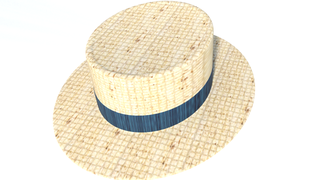 Hat and umbrella Modelo 3D .c4d .max .obj .3ds .fbx .stl .blend 