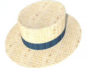 Chap&eacute;u e guarda-chuva Modelo 3D