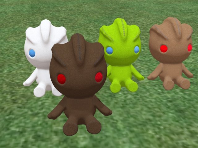 Alien vargin ET toy 3D Model .c4d .max .obj .3ds .fbx .stl .blend 