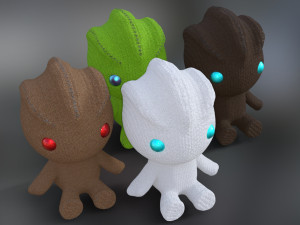 Alien vargin ET toy 3D Model